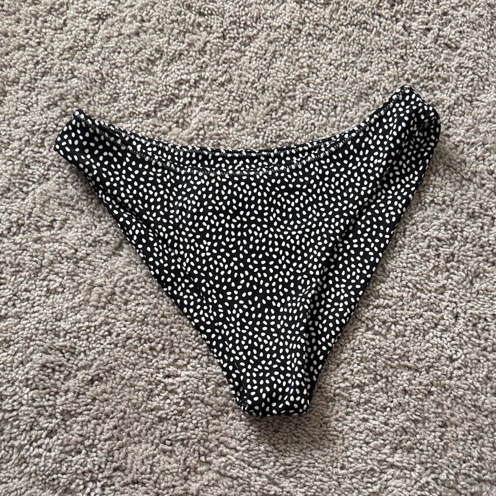 New BuffBunny Black and White Swim Bottoms